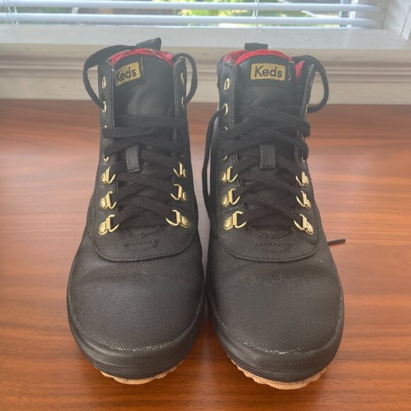 Keds Scout Boot II Women's Black Water Resistant Canvas Wool Booties | Size 8 - Picture 2 of 6